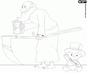 Colorear Traspaso entre año viejo y nuevo