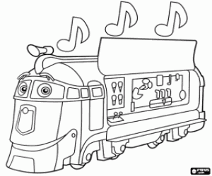Colorear Tren de los helados, Chuggington