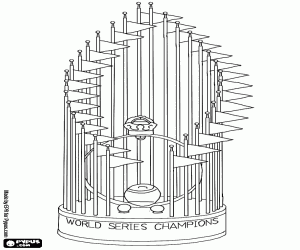 Colorear Trofeo original de World Series