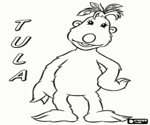 Colorear Tula vive en el Hoobmobile