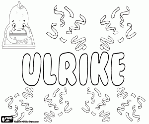 Colorear Ulrike, variante de Uhlrike