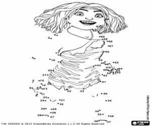 Colorear Une los puntos de Eep