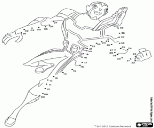 Colorear Une los puntos de Rook Blonko