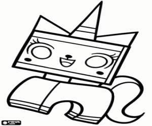 Colorear Unikitty,personaje del film Lego