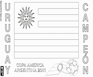 Colorear Uruguay, Copa América 2011