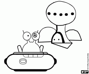 Colorear La vida extraterrestre