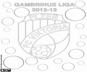 Colorear Viktoria Plzen,campéon 2012-2013