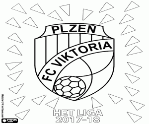Colorear Viktoria Plzen, HET Liga 2017-18