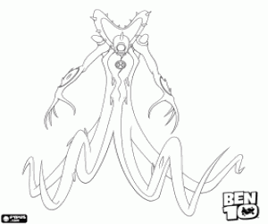 Colorear Wildvine, alien de Ben 10