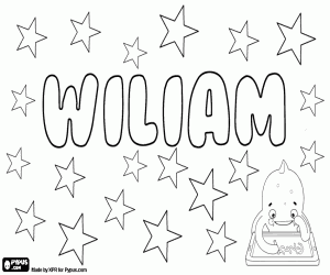 Colorear Wiliam, variante de William