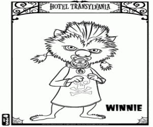 Colorear Winnie, hija del hombre lobo
