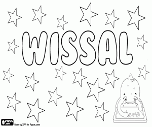 Colorear Wissal, variante de Wisal