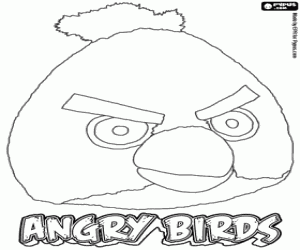 Colorear Yellow Bird de Angry Bird