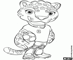 Colorear Zayu,mascota México Mundial 2026
