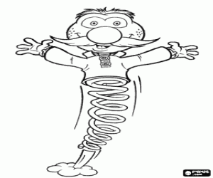 Colorear Zebedee, personaje de Dougal