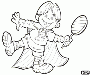 Colorear Ziggy, personaje de Lazy Town