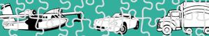 Colorear Puzzles de Transportes