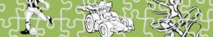 Colorear Puzzles de Deportes y Aventura