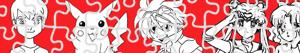 Colorear Puzzles de Anime - Manga