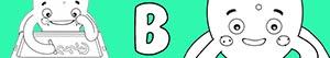 Colorear Nombres de Niño con B