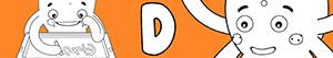 Colorear Nombres de Niño con D