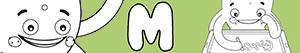 Colorear Nombres de Niño con M