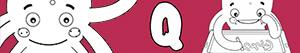 Colorear Nombres de Niño con Q