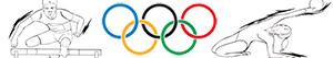 Colorear Deportes olímpicos. Atletismo. Gimnasia. Pruebas combinadas
